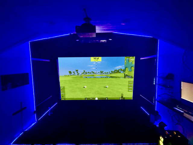 St. Andrews Suite 16x24 Golf Simulator Shed – Base, 1080P HD & 4K Packages