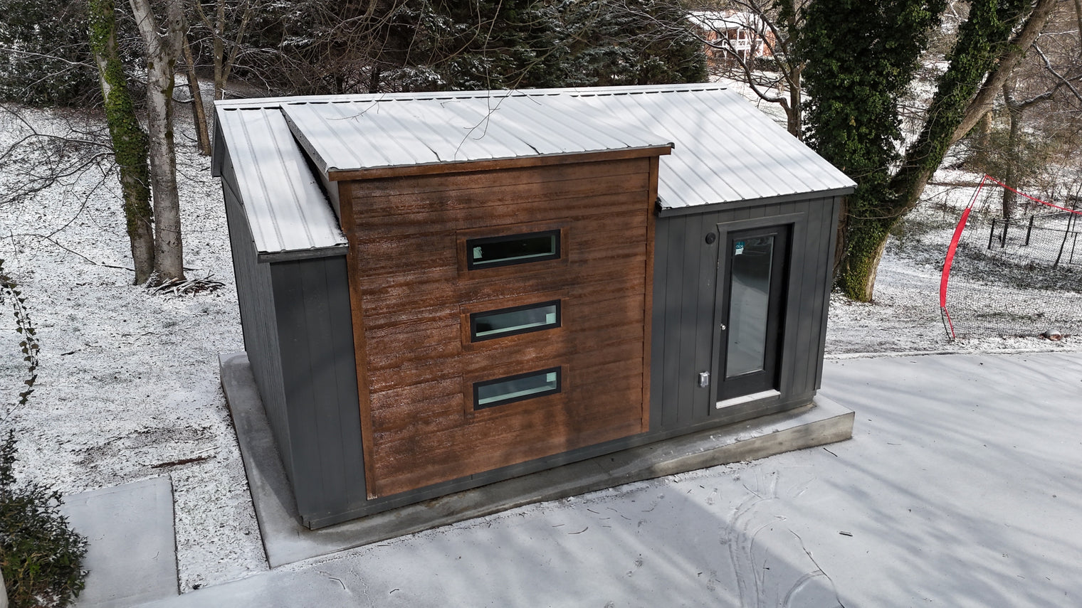 The Augusta Studio 16x20 Golf Simulator Shed – Base, 1080P HD & 4K Packages