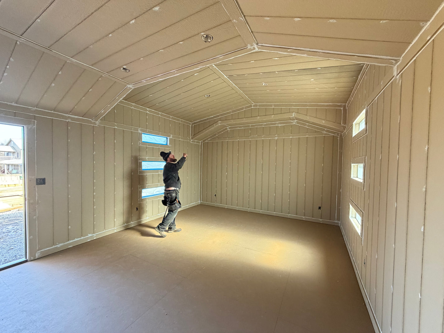 The Augusta Studio 16x20 Golf Simulator Shed – Base, 1080P HD & 4K Packages