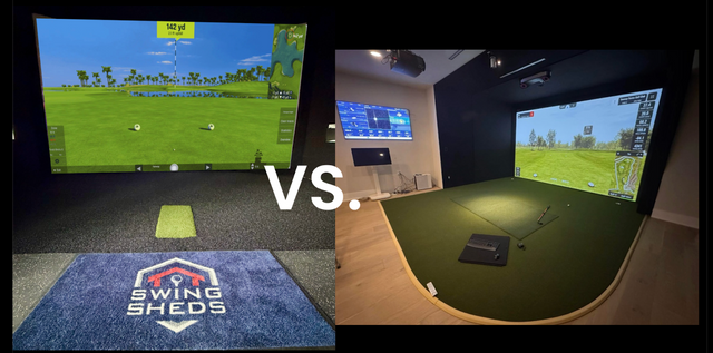 The Real Cost Difference: Full Golf Simulator Build-Out vs. Swing Shed