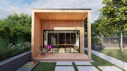 Summerwood Cove Home Studio (16×20 & 20×20) — Modern Studio with Porch + 10' Ceilings