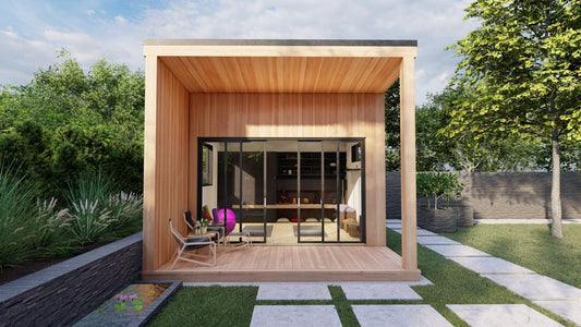Summerwood Cove Home Studio (16×20 & 20×20) — Modern Studio with Porch + 10' Ceilings